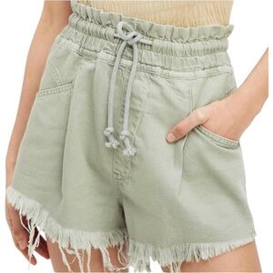 Free People Kalani Pull On Paperbag Shorts